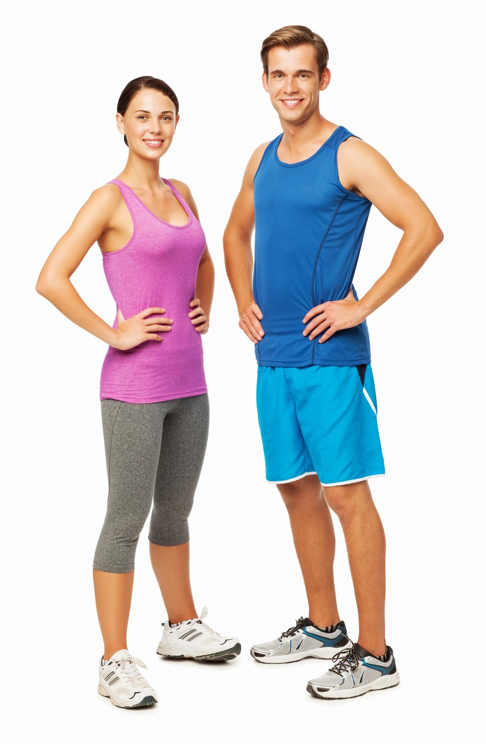 Satisfied female athlete